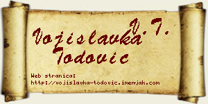 Vojislavka Todović vizit kartica